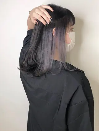 ミディアム カラー ヘアアレンジ 【公式】amble luxe池袋東口🩷のヘアスタイル