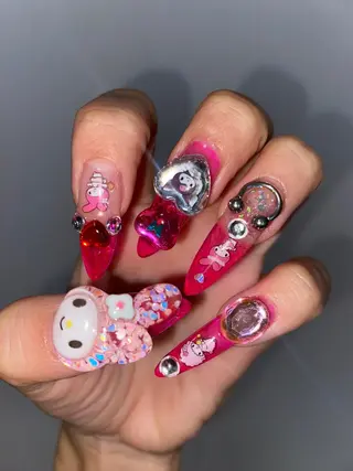 メンズ ネイル 個性派🌺推しネイル 💅💞hota🐇のネイルデザイン