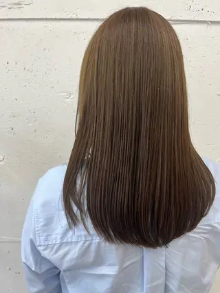 ロング カラー 綺音/ブリーチ /似合わせカットのヘアスタイル