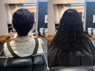 ショート 毛流れ•波巻きパーマ 特化🔥🌊瀬川竜生のヘアスタイル