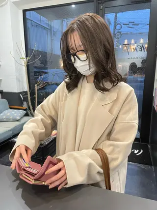 ミディアム 🖤JIN🖤久留米 ハイトーン 髪質改善のヘアスタイル