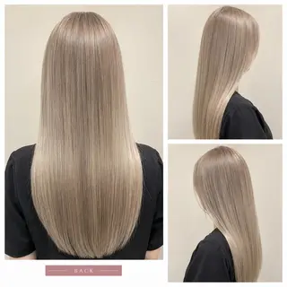 ロング ブリーチカラー矢場町 ハイトーン 栄 平野のヘアスタイル