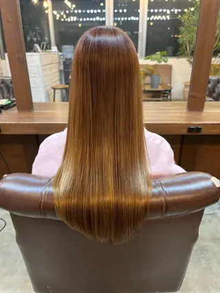 ロング カラー 川崎 かなでのヘアスタイル