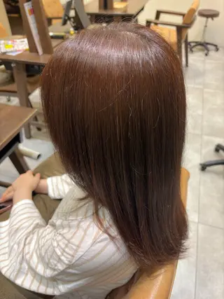 ロング カラー mit セン北のヘアスタイル