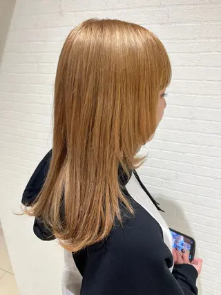 カラー ハイトーンカラー🎀 はなえのヘアスタイル