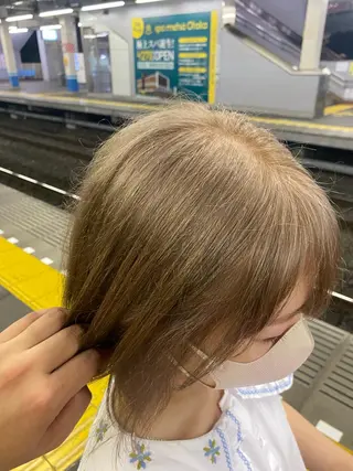 ミディアム カラー anhelo髪質改善 メテオ髪質改善名駅のヘアスタイル