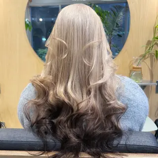 ロング カラー 🌈艶ハイトーン🌈 心を込めます🤝涼介のヘアスタイル
