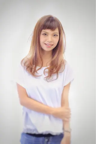 セミロング カラー Lucet byＮＹＮＹのヘアスタイル