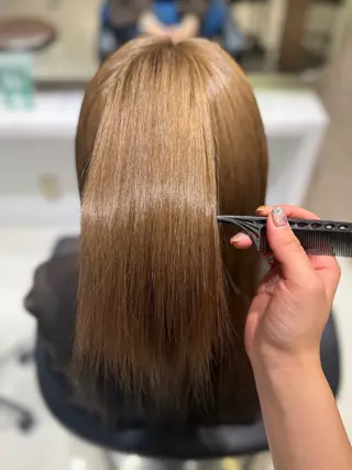 ロング カラーモデル募集🌺 Earth長田百香のヘアスタイル