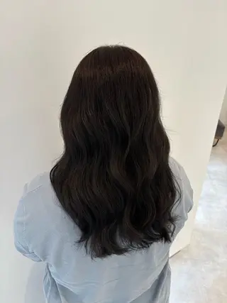 セミロング カラー moi Blanc/ Aoyagiのヘアスタイル