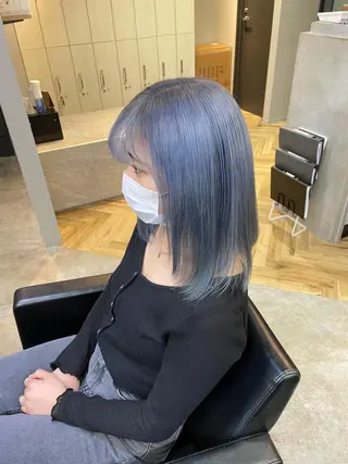 ロング カラー 浦野 剛志のヘアスタイル