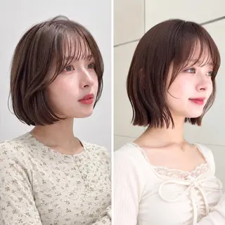 ショート カラー 骨格診断♡ボブ 🌸清田勇輝🌸のヘアスタイル