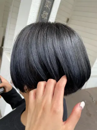 ショート カラー 韓国×網紅ヘア 🤍りん🤍のヘアスタイル