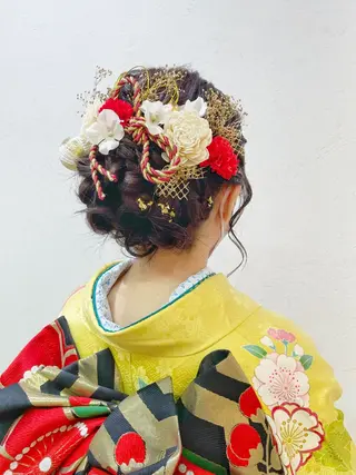 セミロング ヘアアレンジ 大平 美沙のヘアスタイル