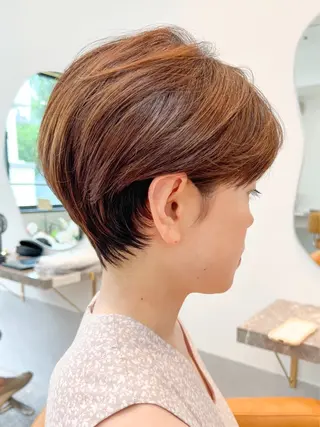 ショート 《カット¥0》 朝山良徳のヘアスタイル