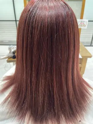 セミロング カラー 🦋艶カラー陽菜 🦋のヘアスタイル