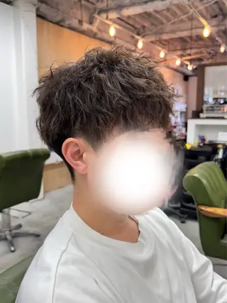 パーマ メンズ Rosso獨協大学前 YUNAのヘアスタイル