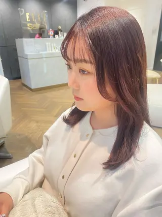 カラー 増井 彩乃のヘアスタイル