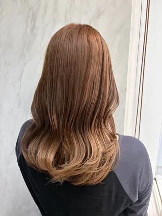 セミロング 似合わせカット🫧透 明感カラー🫧maiのヘアスタイル