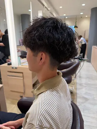 ショート パーマ メンズ メンズカット／パーマ 牛尾丈のヘアスタイル