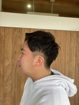 ショート メンズ 佐藤 悠生 メンズパーマ.カットのヘアスタイル