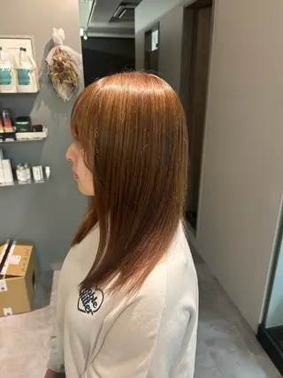 ロング カラー やの ゆきなのヘアスタイル