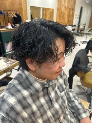 パーマ ヘアアレンジ メンズ 《メンズヘア特化》 早川 愛斗のヘアスタイル