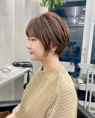 ショート カラー 👑ボブはお任せ ミヤノ👑のヘアスタイル
