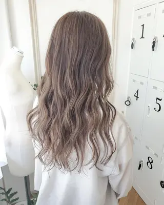 セミロング カラー belta 姫路山吹 カラーモデル募集のヘアスタイル