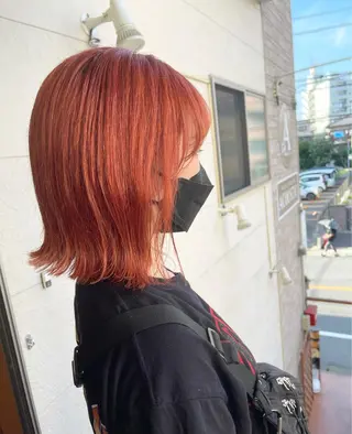 ミディアム トレンドパーマ 加藤菜月のヘアスタイル