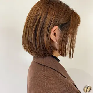 ショート カラー ボブ/salut町田 🧡kanaのヘアスタイル
