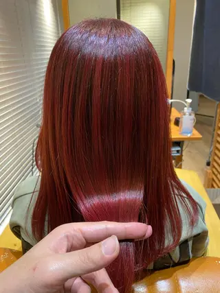 セミロング 吉森 満俊のヘアスタイル