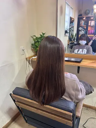 ロング 藤井 美陽のヘアスタイル