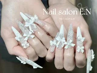 ネイル E.N🦋 長さ出し/持ち込みのネイルデザイン