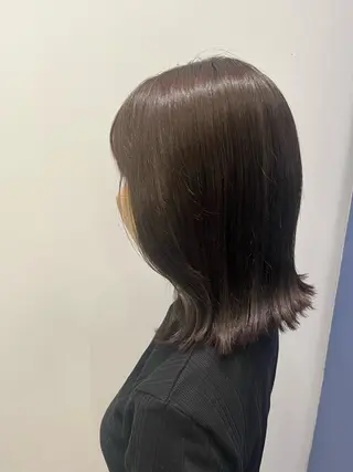 ミディアム カラー ✨透明感カラー✨ 🦖佐々木未来🦕のヘアスタイル
