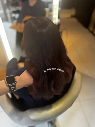 セミロング カラー 🤍たむら みなみ 銀座🤍のヘアスタイル