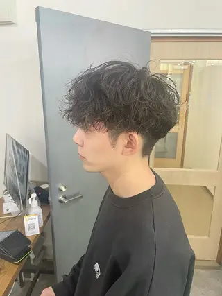 パーマ メンズ エビスザキレン/メン ズ/心斎橋🌳のヘアスタイル
