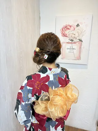 セミロング GLOSS 心斎橋 山上のヘアスタイル