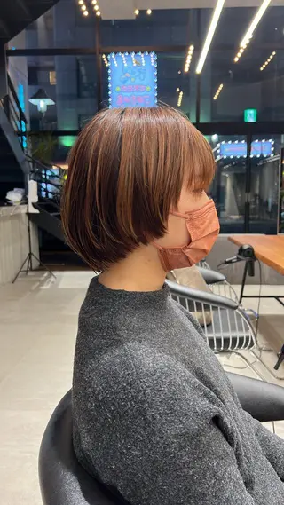 ショート カラー 清田 健太朗のヘアスタイル