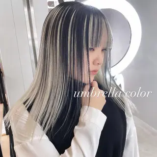 セミロング カラー 💜ハイトーン💛 マジカルかいちゃんのヘアスタイル