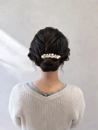 ヘアアレンジ 🫧𝒓𝒊𝒏𝒂 /水光カラー💎のヘアスタイル