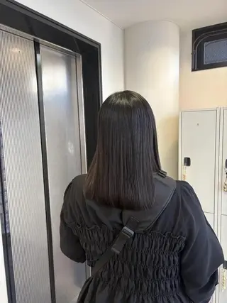 ミディアム カラー レイヤー/髪質改善/ 吉野 妃香のヘアスタイル