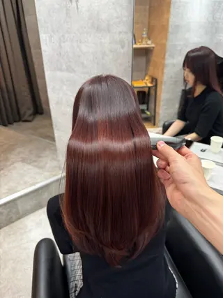 ロング カラー 新宿/顔周りカット/ レイヤー/がっきーのヘアスタイル