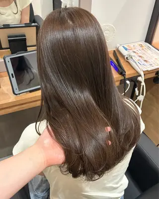 セミロング 柴田真衣 /ナチュラル/半個室のヘアスタイル