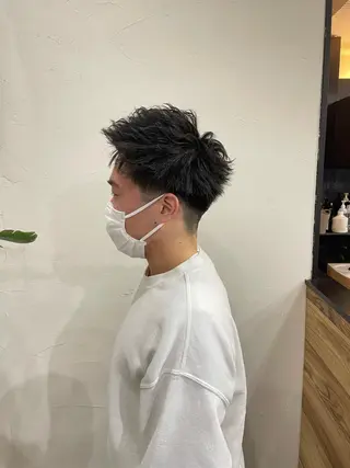 ショート メンズ かんばら りょーいのヘアスタイル