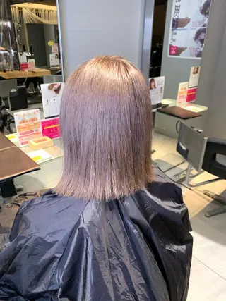 ミディアム カラー パーマ ヘアアレンジ メンズ キッズ ネイル マツエク・マツパ 酸性ストレート 髪質改善大槻勇樹のヘアスタイル