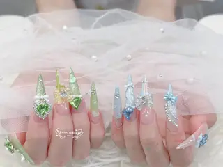 ネイル MoMoA Nail ネイル長さ出し専門店のネイルデザイン