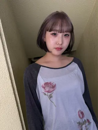 カラー 🪺透明感カラー/ 暖色/カエデ🪺のヘアスタイル