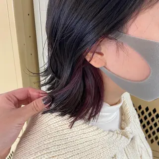 ミディアム カラー SUNC/🤎 オオクマ　カナエ🤎のヘアスタイル