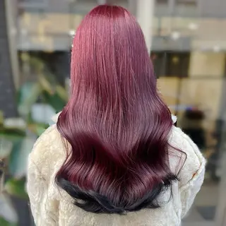 ロング カラー ブリーチなしカラー kana🐱のヘアスタイル